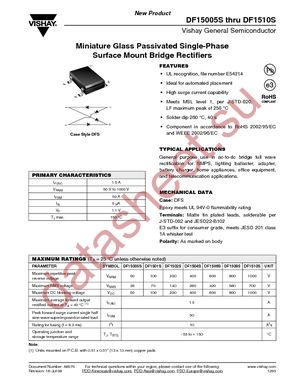 DF1508S-E3/77 datasheet  